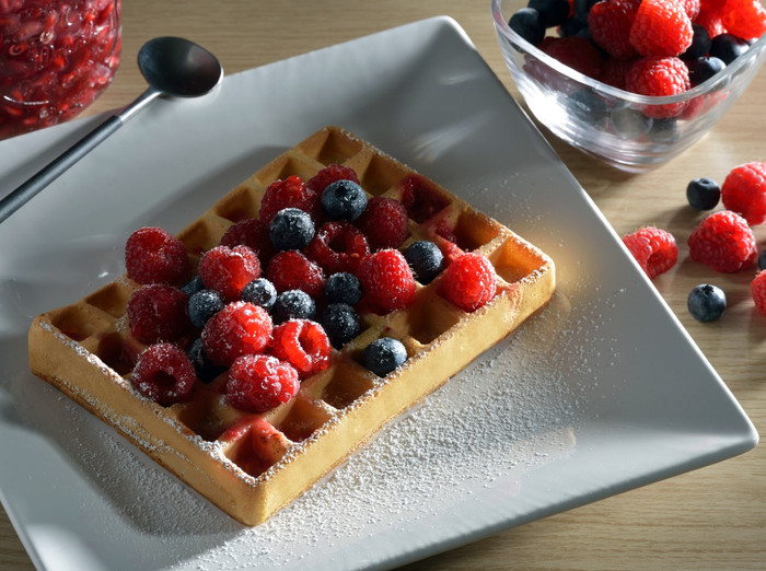 Tefal OptiGrill+ GC716D + Wafelaccessoire product in gebruik