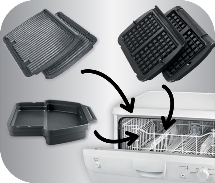 Tefal OptiGrill+ GC716D + Wafelaccessoire null