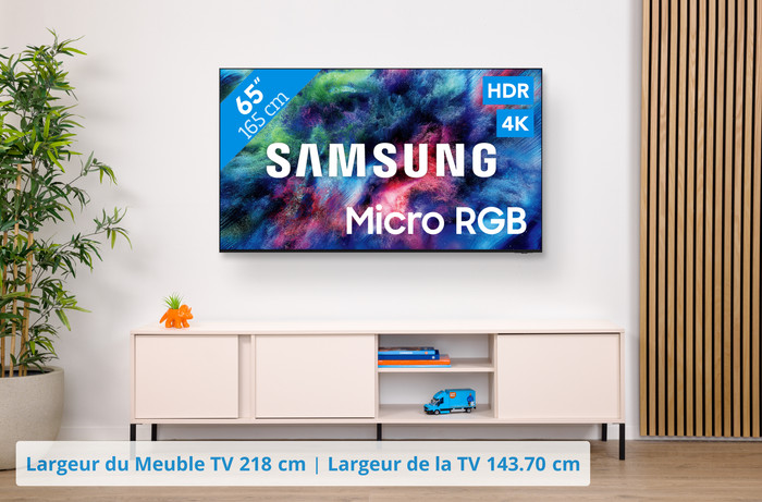Samsung Micro RGB 65" R95H (2026) visuel Coolblue 1