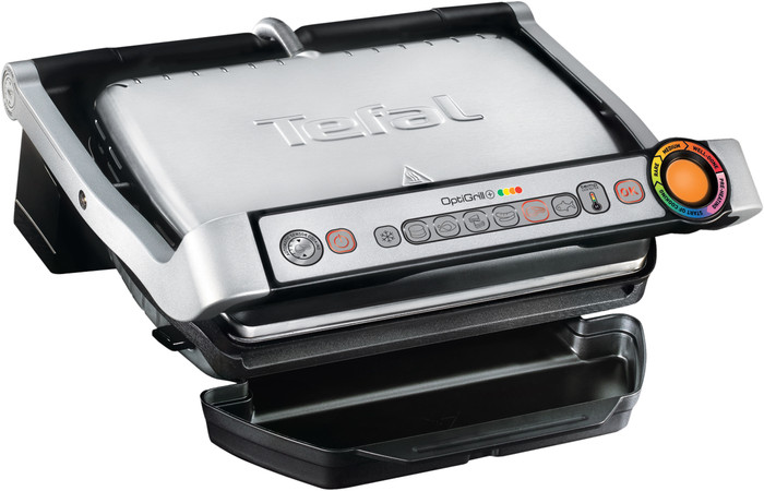 Tefal OptiGrill+ GC716D + Wafelaccessoire voorkant
