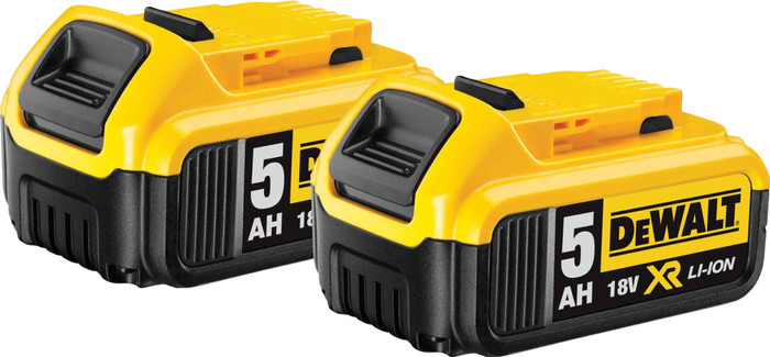 DeWalt DCB184-XJ 18 V 5,0 Ah Batterie Lot de 2 Main Image
