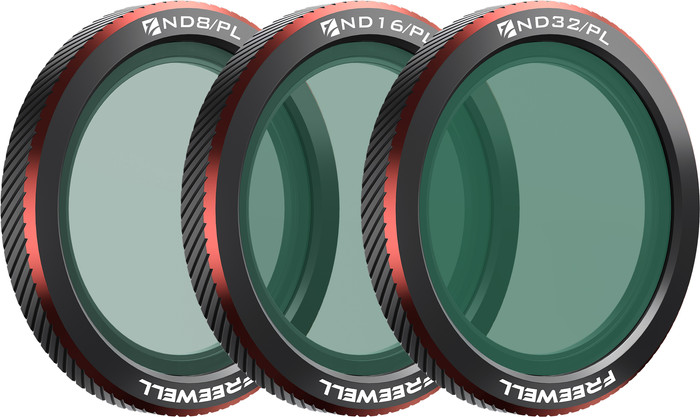 Freewell DJI Neo 2 Magnetic ND/PL Filters Bright Day 3 Pack Main Image