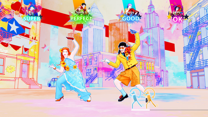 Just Dance Decades of Hits Nintendo Switch 2 product in use