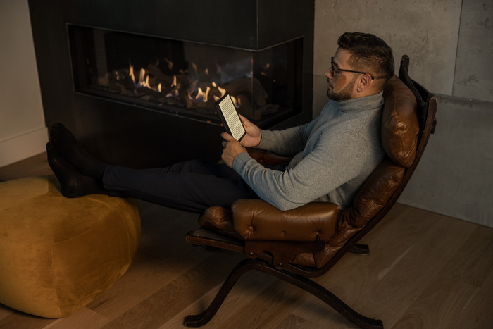 Kobo Sage product in gebruik