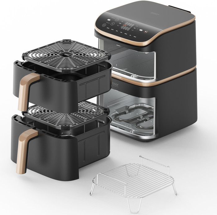 Cosori Turbo Tower Pro Smart product in gebruik