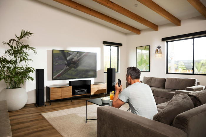 Denon AVR-X2800H Black product in use