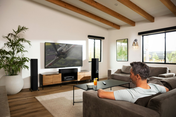 Denon AVR-X2800H Black product in use