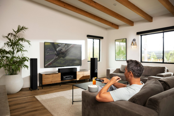 Denon AVR-X2800H Black product in use