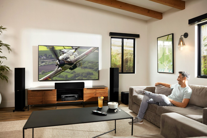 Denon AVR-X2800H Black product in use