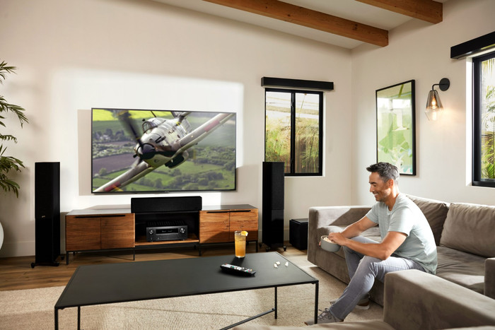 Denon AVR-X2800H Black product in use