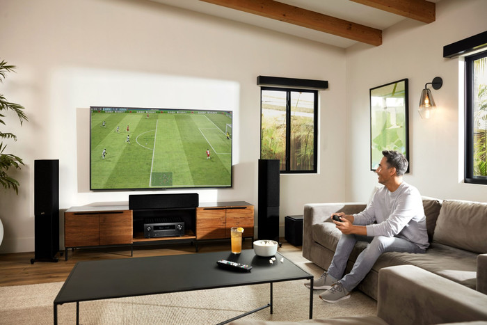 Denon AVR-X2800H Black product in use