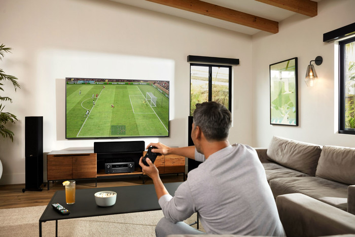 Denon AVR-X2800H Black product in use