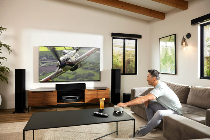 Denon AVR-X2800H Black product in use