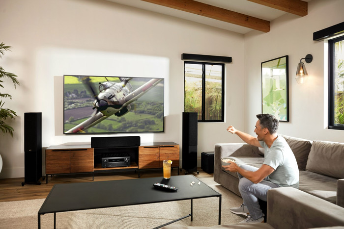 Denon AVR-X2800H Black product in use