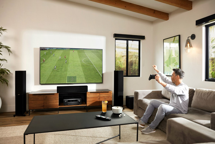 Denon AVR-X2800H Black product in use