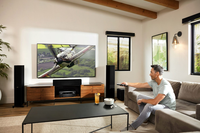 Denon AVR-X2800H Black product in use