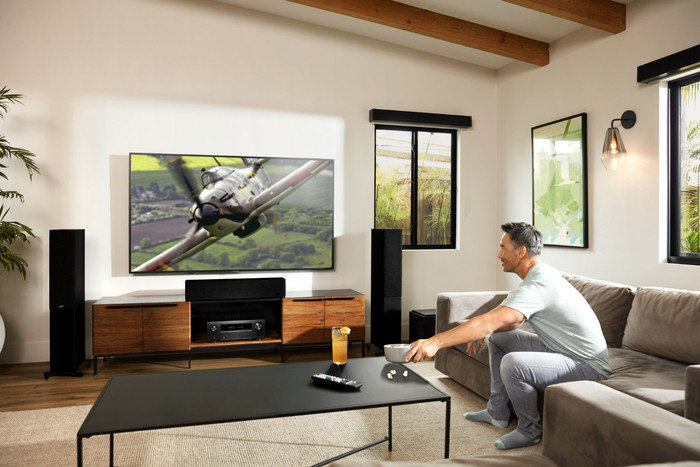 Denon AVR-X2800H Black product in use