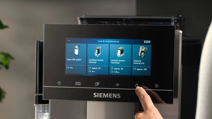Siemens Cleaning Cartridge TZ800Z1 product in gebruik