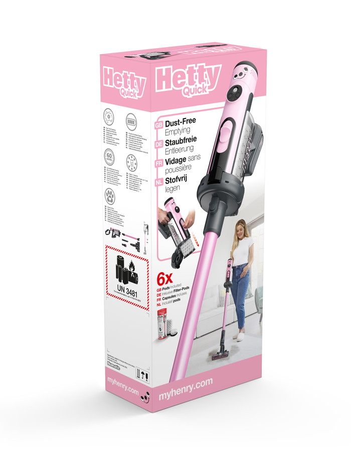Numatic Hetty Quick HTY100P Rose null