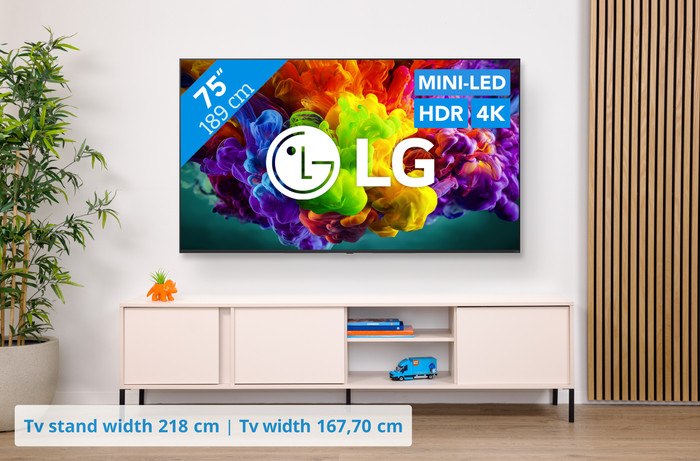 LG Mini-LED 75 inches QNED93 (2026) visual Coolblue 1