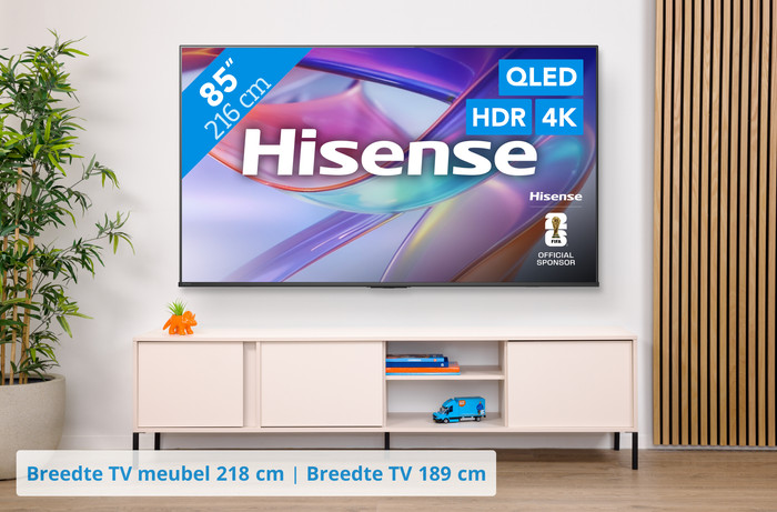 Hisense QLED 85" E79S (2026) visual Coolblue 1