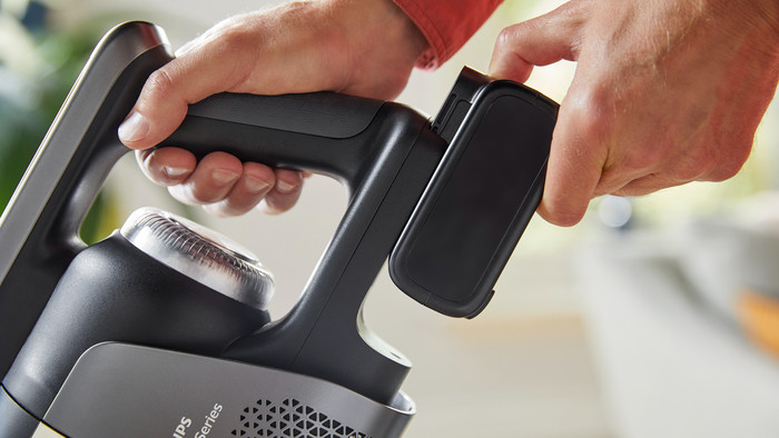 Accu voor Philips AquaTrio product in gebruik