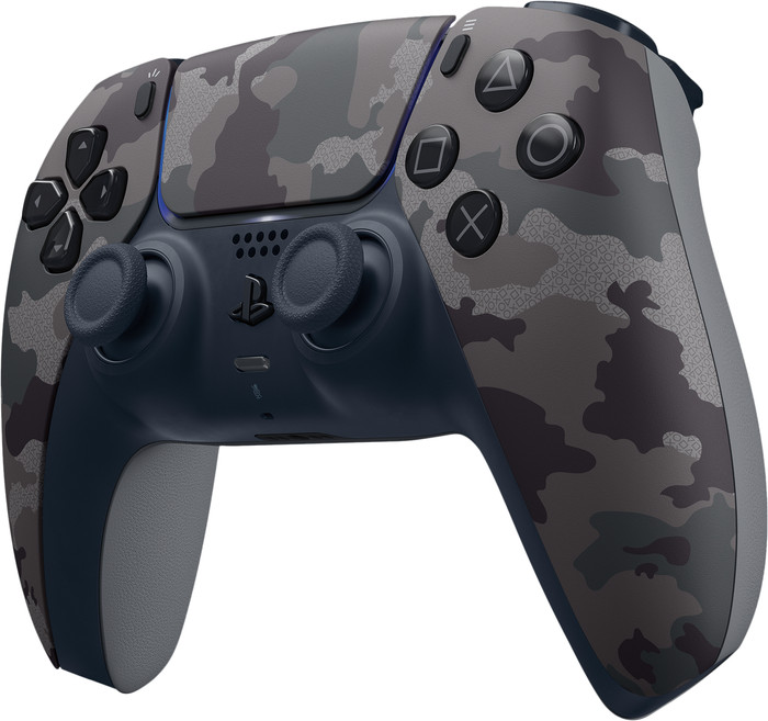 Sony PlayStation 5 DualSense Wireless Controller Gray Camo + BlueBuilt Charging Dock null