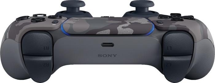 Sony PlayStation 5 DualSense Wireless Controller Gray Camo + BlueBuilt Charging Dock null