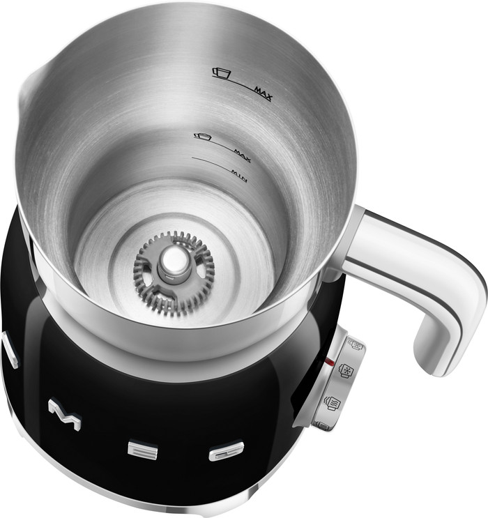 Smeg MFF11BLEU Noir dessus