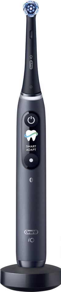 Oral-B iO 9N Zwart met extra opzetborstel voorkant