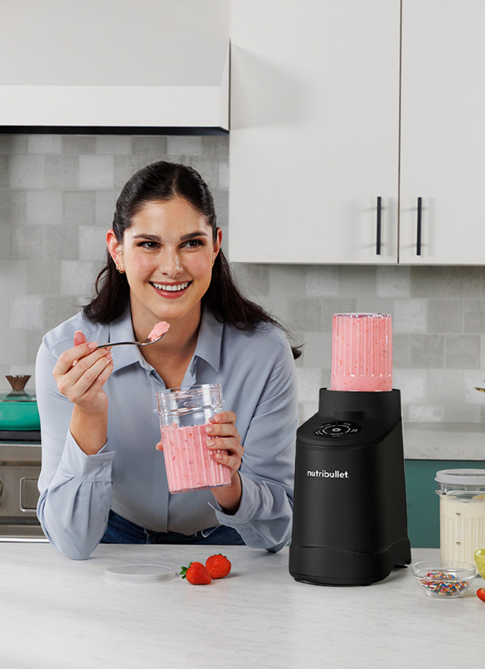 nutribullet Chill Zwart product in gebruik