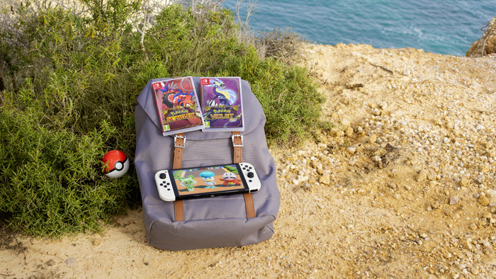 Pokémon Violet Nintendo Switch product in gebruik