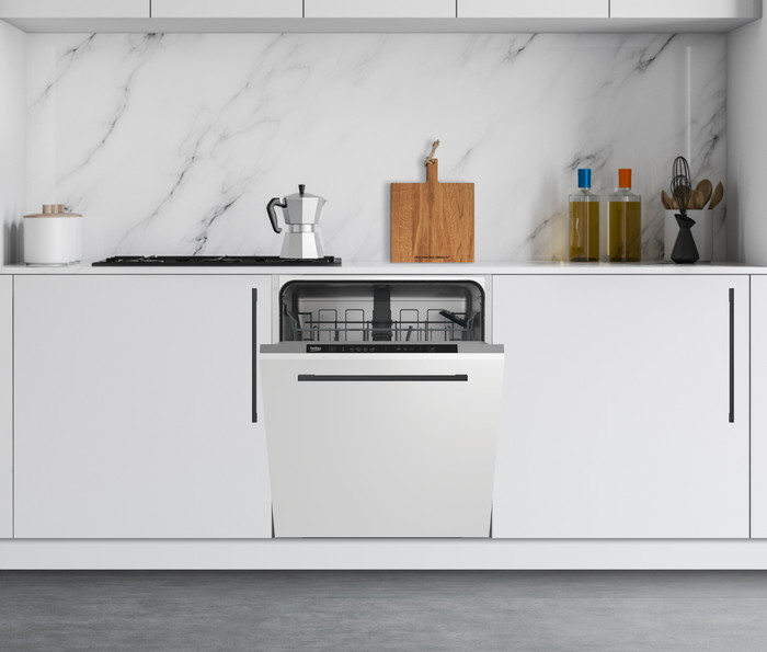 Beko DIN34320 / Inbouw / Volledig geïntegreerd / Nishoogte 82 - 87 cm null