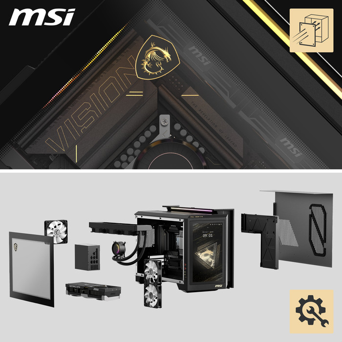 MSI MEG Vision X AI 2NVV7-004EU visual supplier