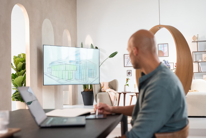 Vogel's Signature 7655 product in gebruik