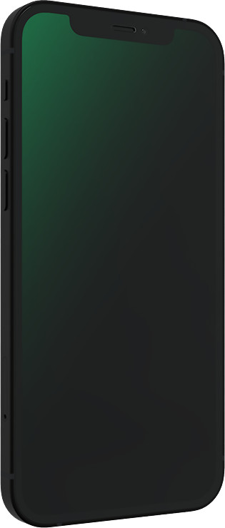 iPhone 12 mini 128 Go Noir Reconditionné (Traces d'utilisation visibles) avant
