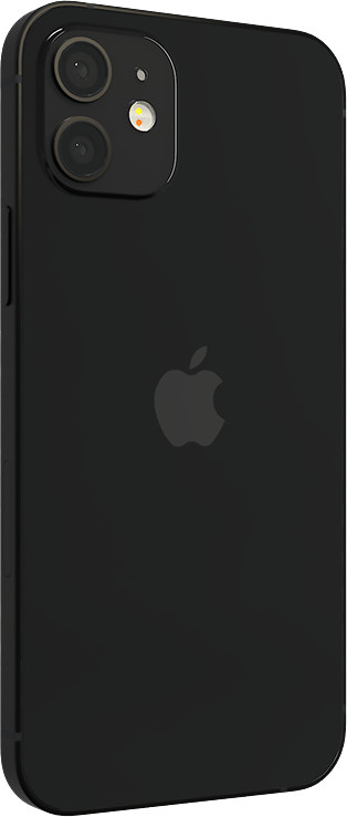 iPhone 12 mini 128 Go Noir Reconditionné (Traces d'utilisation visibles) arrière