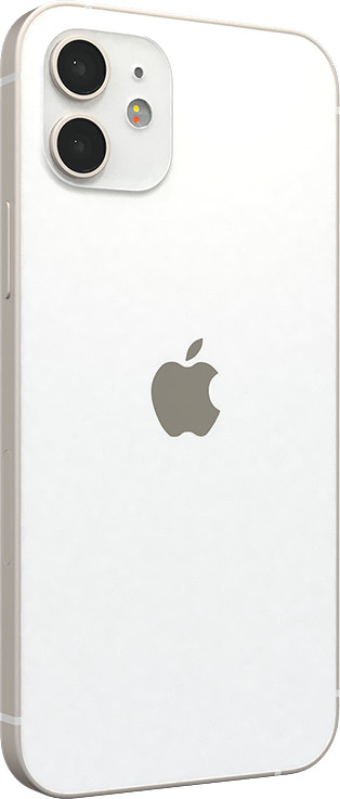 Refurbished iPhone 12 Mini 64GB White (As good as new) back