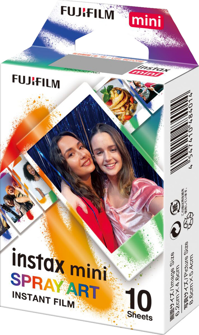 Fujifilm Instax Mini Film Spray Art (10 stuks) voorkant