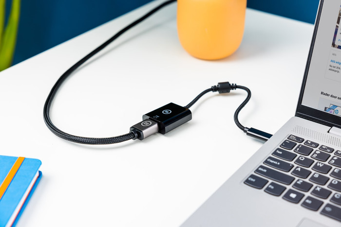 BlueBuilt USB-C to HDMI Converter product in use