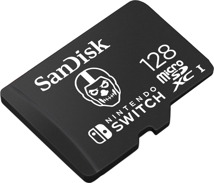 SanDisk MicroSDXC Extreme Gaming 128GB Fortnite (Nintendo licensed) bovenkant