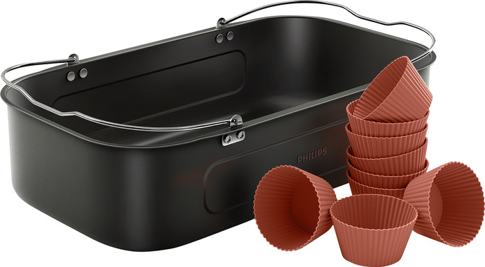 Philips Airfryer Accessoires Bakblik met 9 muffinvormen NX1151/00 Main Image