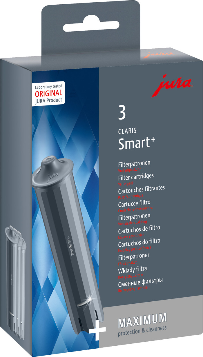 JURA Claris Smart+ Waterfilter 3 stuks verpakking