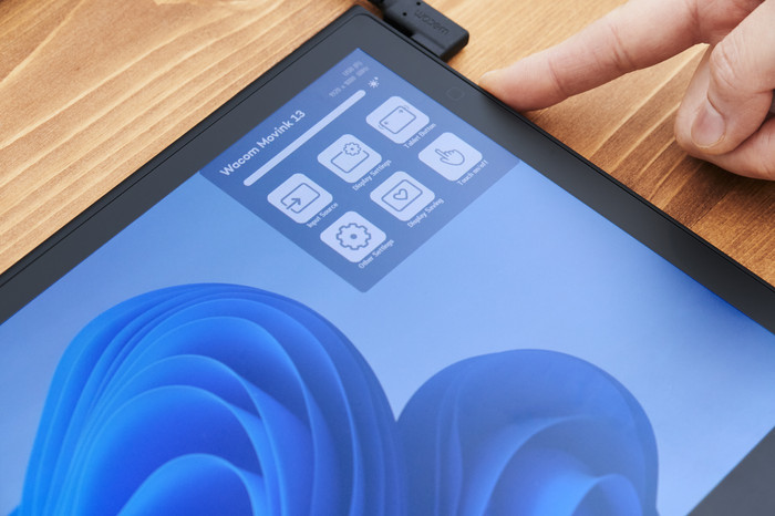 Wacom Movink 13 product in gebruik