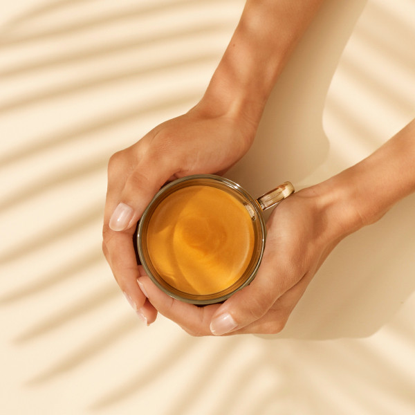 Krups Nespresso Essenza Mini XN110B Gray + Pierre Milk Frother product in use