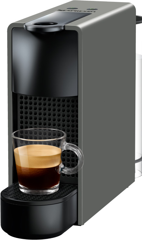Krups Nespresso Essenza Mini XN110B Gray + Pierre Milk Frother null
