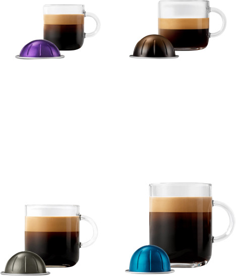 Krups Nespresso Vertuo Pop Blanc Coco XN9211 avec Aeroccino null