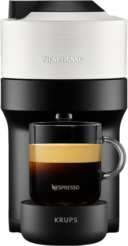 Krups Nespresso Vertuo Pop Blanc Coco XN9211 avec Aeroccino null