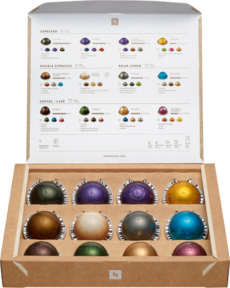 Krups Nespresso Vertuo Pop Blanc Coco XN9211 avec Aeroccino null