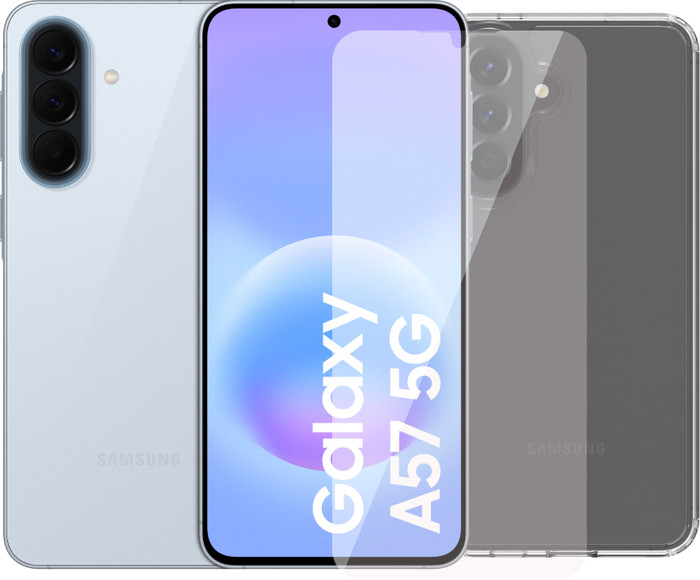 Samsung Galaxy A57 256 Go Bleu Clair 5G + Pack d'Accessoires Main Image
